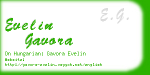 evelin gavora business card